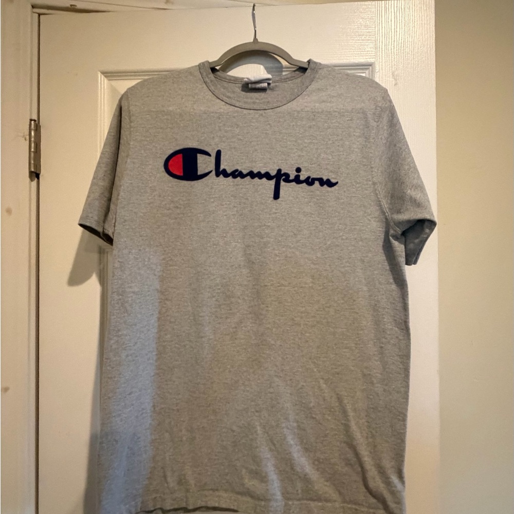 Champion Gray Logo T-Shirt